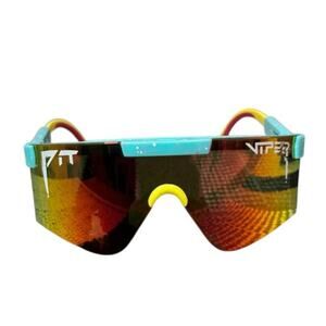 Pit Viper The Playmate 2000s Sunglasses Fair Preowned Retro Shield Sport Active